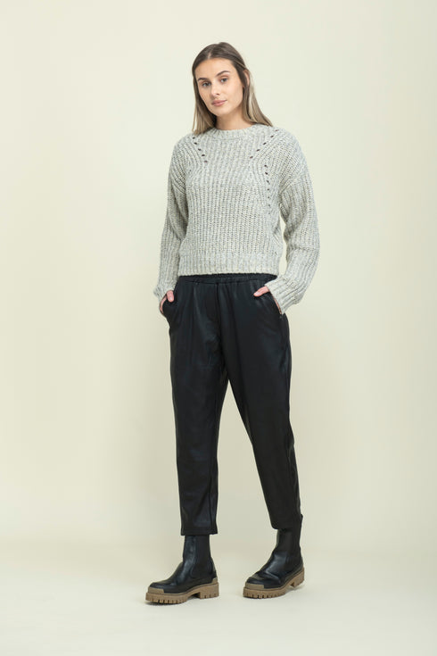 Mia-Pointelle Pullover